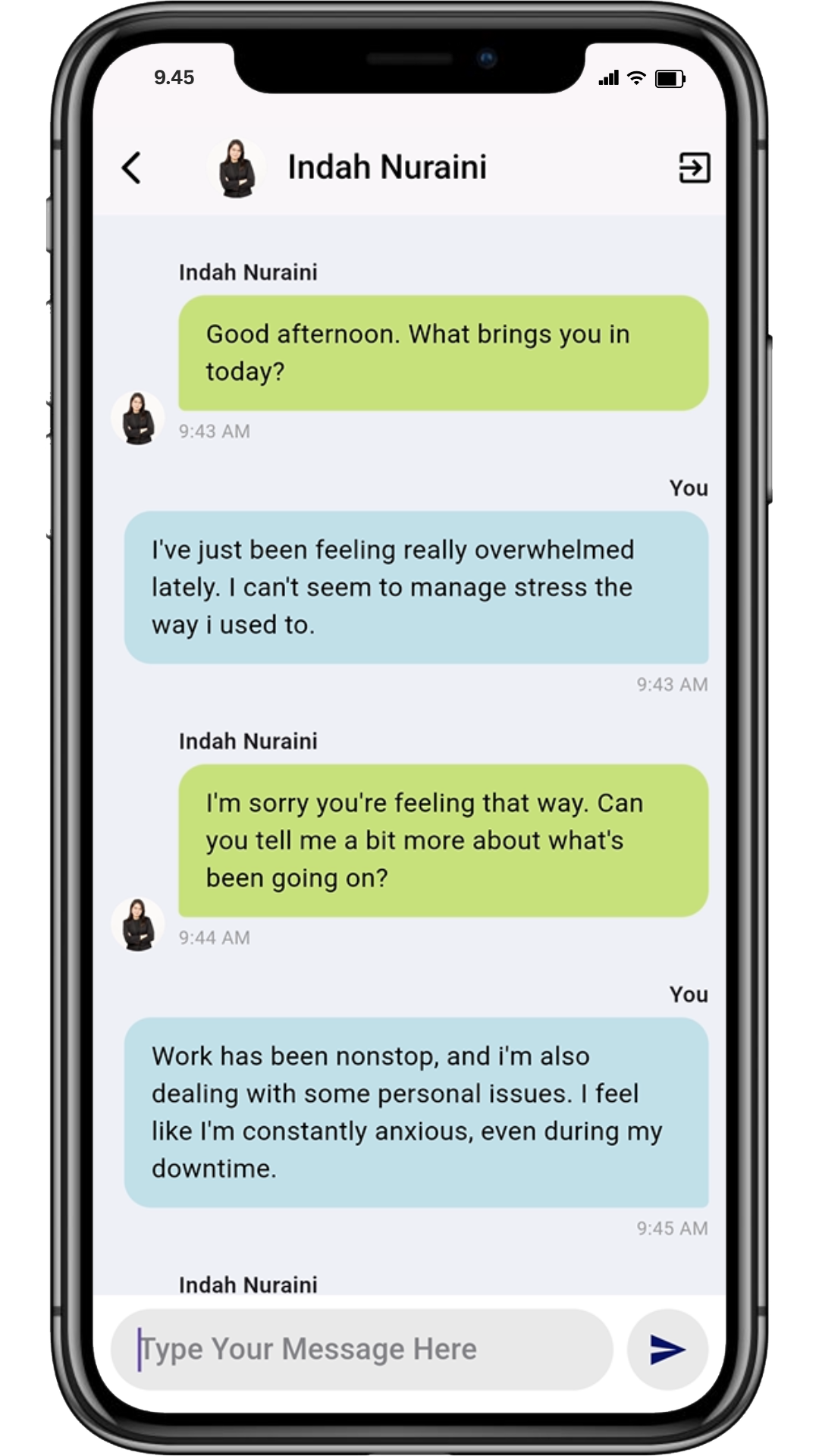Chat Screenshot